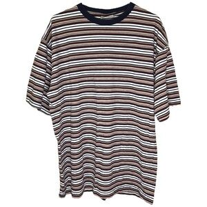 VTG NORTHERN ELEMENTS Striped Ringer T-Shirt